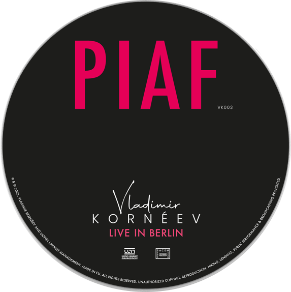 Vladimir Kornéev - Piaf CD